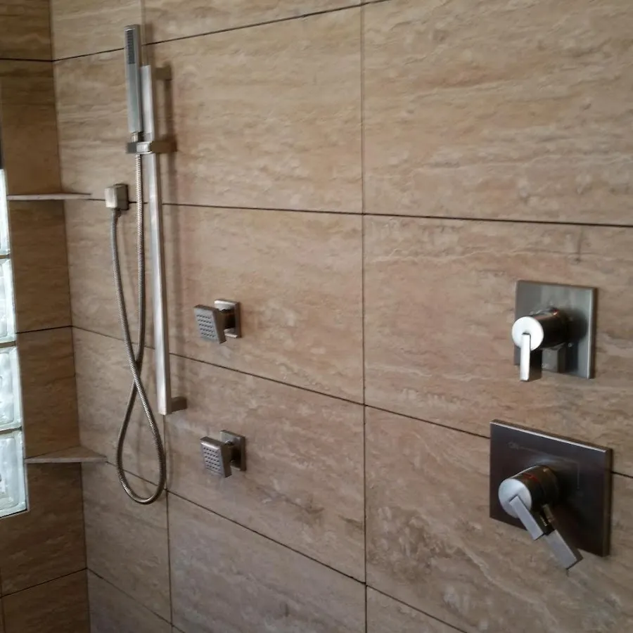 Shower fixture installation for Water Heater Replacement in New Carlisle